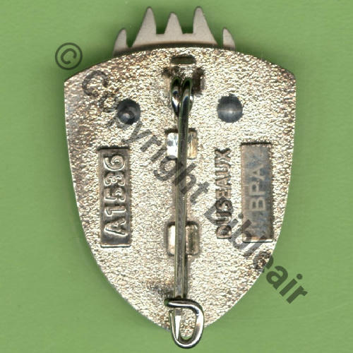 SECU  A1536 BRIGADE POMPIERS DE AIR 16.430 CFA CAZAUX  DUSEAUX Griffes et butees Dos irreg scintillant Marque BPA Ins Perso GBA.V.JOBIC Src.Y.GENTY 